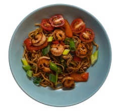 Foto de um prato de comida